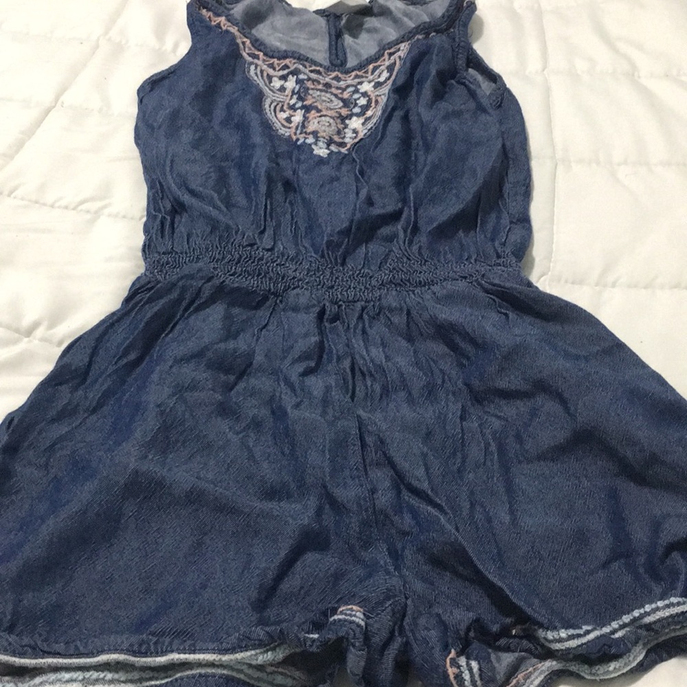 Jumpsuit with shorts sleeve and shorts